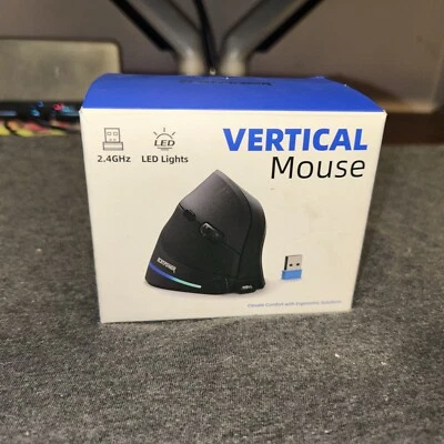Ergonomic Vertical Mouse Rechargeable Wireless Mouse Adjustable DPI Echpower - Image 1 of 3
