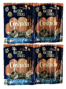 20x 5g Coshida Sticks Katzen Leckerlis Katzensticks KALB & GEFLÜGEL 100g