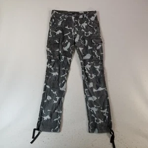 Rocawear cargo pants men's 34x34 blue gray lightweight cotton ripstop - Picture 1 of 17