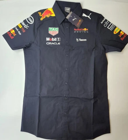 Red Bull Racing Team Men's Shirt Puma F1 2022 New S-2XL 763264_01 Cover