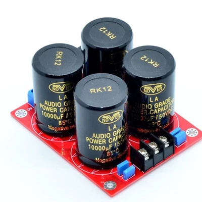 Placa amplificador fuente de alimentación rectificadora condensador 4x10000uF para LM3886 TDA7293/4 Foto 1 de 4