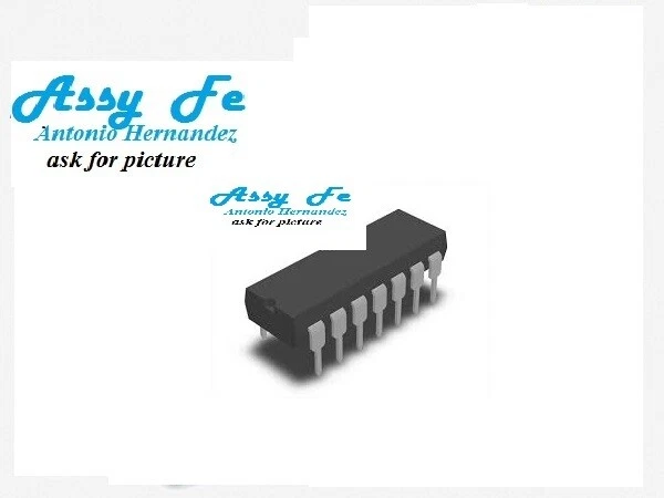 2 pcs x CD4081BE IC-DIP14 CMOS Quad 2-Input AND Gate 4081 CD 4081BE = HCF4081 BE - Image 1 of 1