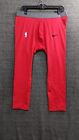 NWT- Nike Pro Basketball Training Tights Size 3XL-Tall / Red