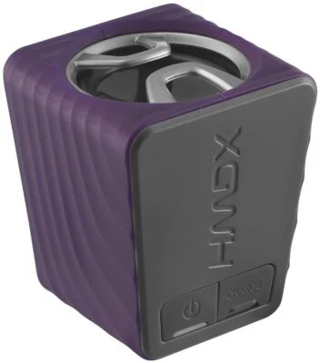 HMDX Burst Portable Rechargeable Speaker, HX-P130PU -Purple