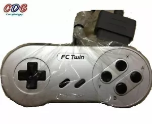 New FC Controller Silver for FC Twin NES/SNES Video Game System - Picture 1 of 1