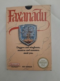Faxanadu NES Boxed without Instructions UK Version