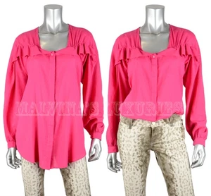 SEE BY CHLOE BLOUSE FUCHSIA LONG SLEEVED TOP $365 sz IT 40 / USA 4 - Picture 1 of 7