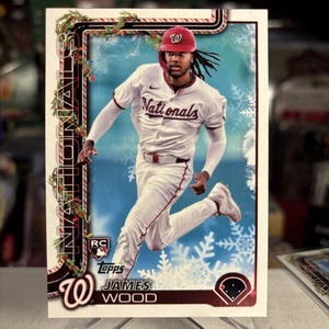 James Wood 2025 Topps Holiday Rookie Card RC ⭐️ MINT GEM? - Picture 1 of 3