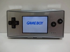 Nintendo Game Boy Micro Silber Konsole Komplett in Box Top Zustand - Bild 1 von 10