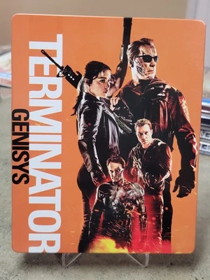Terminator Genisys Blu-ray/Dvd Steelbook w/j-card & clear bag 2015 - Image 1 of 4