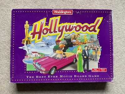 Vintage Waddingtons Hollywood Board Game 1990 - See Description- Spares - Image 1 of 4