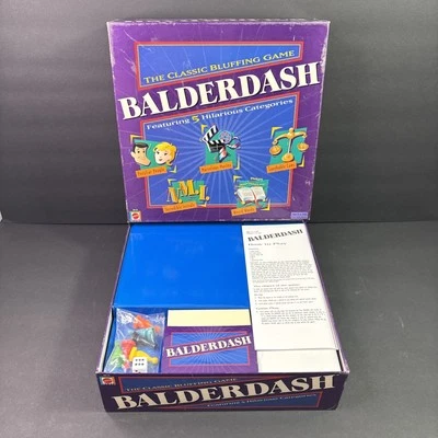 Balderdash The Classic Bluffing Game Mattel 2003 COMPLETE Excellent Condition - Image 1 of 4