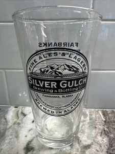 Silver Gulch Brewing & Bottling Co.- Fairbanks, Alaska Pint Glass, New Old Stock - Picture 1 of 5