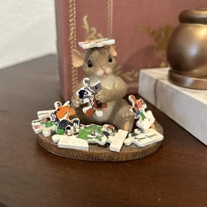 Charming Tails FRIENDS MAKE ALL THE PIECES FIT Mackenzie Puzzle Figurine** - Picture 1 of 5