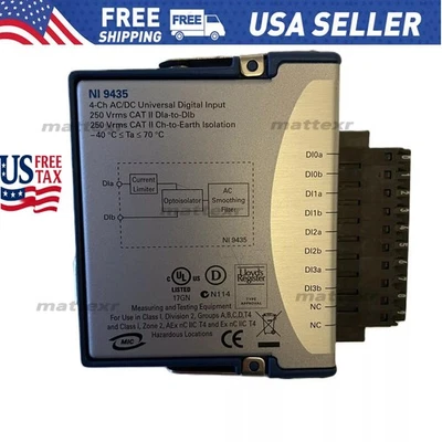 NEW National Instruments NI 9435 NI-9435 C Series Digital Input Module - Image 1 of 3