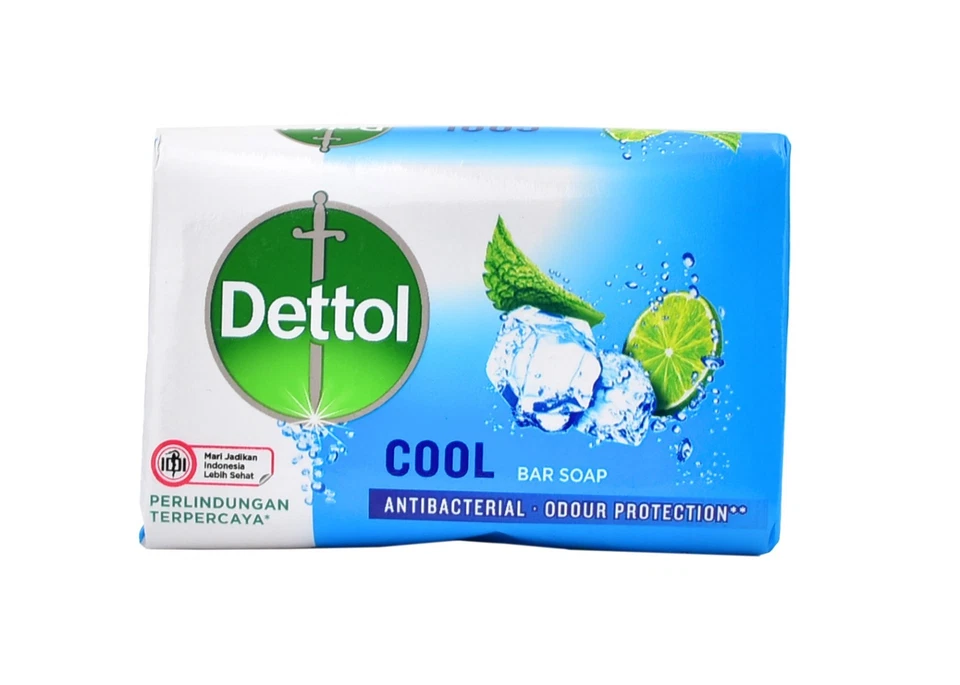 Jabón en barra Dettol fresco antibacteriano 8 barras - 100 g Foto 1 de 1