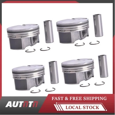 4PCS Pistons &Ring Kit Set For Hyundai Kia Optima Sportage 2011-2014 2.0L TURBO Foto 1 de 4