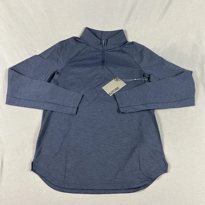 G/Fore G4 Golf Pullover 1/4 Zip Small Twilight Blue Polyamide NWT MSRP $155 - Image 1 of 4