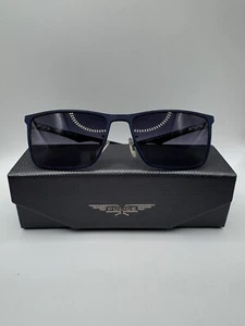 Police SPL779 Navy/Carbon Fiber Designer Sunglasses NEW Retail $300+ - Picture 1 of 5