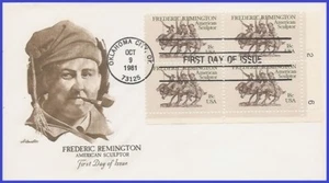 USA5 #1934 U/A ARTMASTER FDC PB4  Frederic Remington - Picture 1 of 1