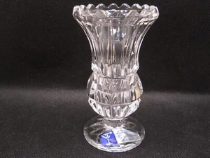 Crystal Clear Industries 24% Lead Crystal Mini Vase Pinwheel Pattern Yugoslavia - Bild 1 von 5