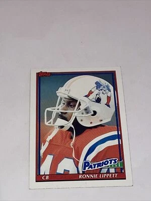 RONNIE LIPPETT 1991 TOPPS FOOTBALL CARD # 622 - Image 1 of 4