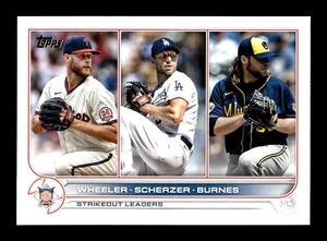 2022 Topps Series 1 NL Strikout Leaders #127 - Picture 1 of 2