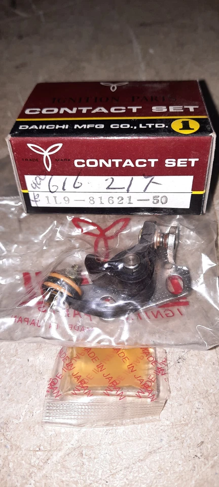 DAIICHI  Ignition Points (sold each)  Yamaha XS250 360 400 1L9-81621-50 (SPB8) - Image 1 of 1
