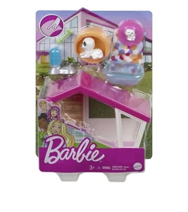 Barbie Doghouse Pet Playset Mattel Dogs Doll Accessories Toy Ages 3+ New - Picture 1 of 6