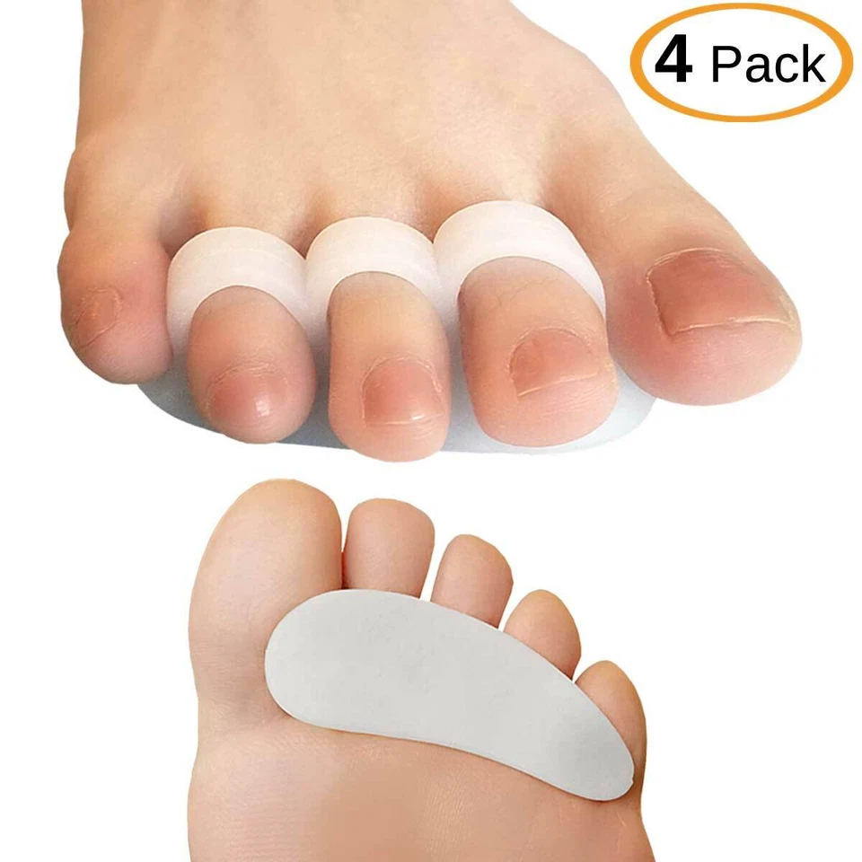 Chiroplax Hammer Toe Cushion Pad Separator Corrector Straightener Splint(4 Pack)