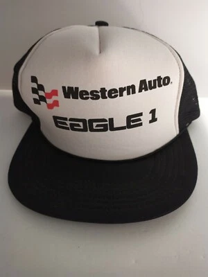 Gorra de camionero de carreras Western Auto Eagle One 1 de colección con logotipo a presión  Foto 1 de 4