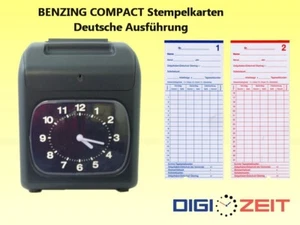 Stempelkarten für BENZING Compact je Pack 100 Stück - Bild 1 von 5