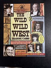 The Wild Wild West Premiere Edition Trading Card Dealer Sell Sheet Sale Ad 2000