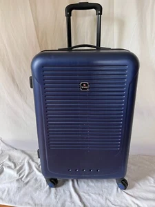 Tag Riverside 24'' Hard Case Spinner Lightweight Suitcase Luggage Blue - Picture 1 of 6