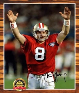 Steve Young - Autographed Signed 8x10 Photo (NFL 49ers HOF 2005) Reprint - Picture 1 of 4