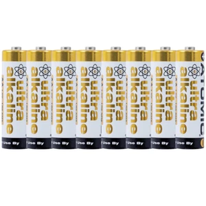 Atomic AA Battery LR6 AM3 Ultra Alkaline High Performance Batteries (8 Count) - Picture 1 of 7