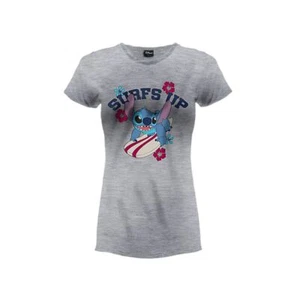 T-Shirt Lilo e Stitch - Surfs up - Disney Originale ufficiale donna lady - Picture 1 of 2