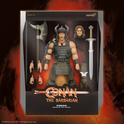 Conan the Barbarian Ultimates Conan Battle of the Mounds 7-Inch Action Figure Cover