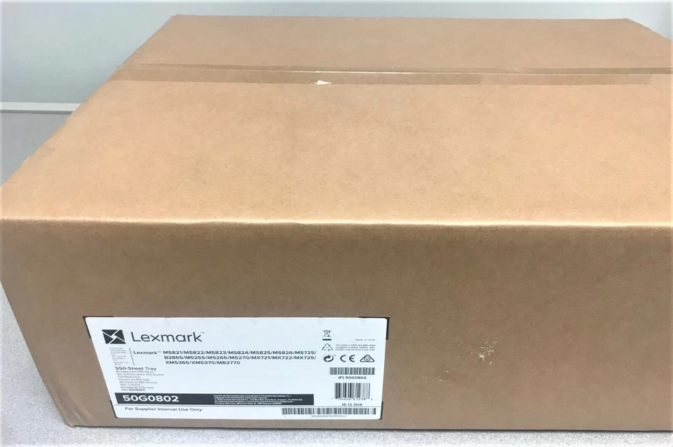 Lexmark 50G0802 MS821 MS822 MS823 MX721 MX722 550-Sheet Paper Feeder Drawer/Tray - Image 1 of 3