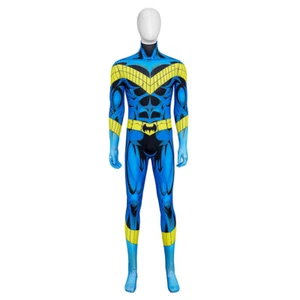 Titans Batman Nightwing Robin Jumpsuit Carnival Bodysuit Halloween Cosplay - Picture 1 of 24