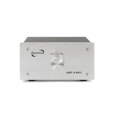 Dynavox AMP-S MKII Verstärker Boxen Umschalter Switch silber OVP - Bild 1 von 4