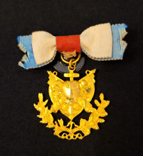 Insigne de Vétéran Guerre 1870-1871 Fraternelle métal doré French Army badge