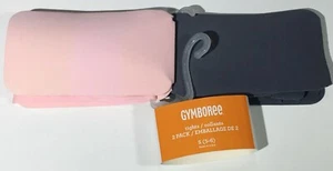 GYMBOREE UNIFORM LIGHT PINK & GRAY SOLID BASIC TIGHTS 2-PACK 5 6 7 8 NWT - Picture 1 of 1