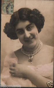 ANTIGUA POSTAL CARMELA RETRATOS MUJER 1900 WOMAN OLD POSTCARD POSTCARTE CC00793 - Imagen 1 de 1