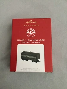 New 2021 Hallmark Keepsake Ornament Lionel 221W New York Central Tender Train - Picture 1 of 1