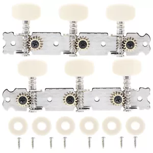 1pair Metal Acoustic Folk Guitar Tuning Pegs Machine Heads Tuning Keys Tuners - Picture 1 of 9