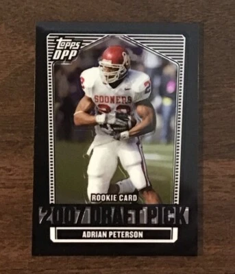 2007 Topps Draft Picks & Prospects #135 Adrian Peterson Rookie (NM-MT+) - Image 1 of 3