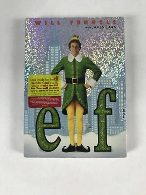ELF DVD  Will Ferrell and James Caan  Christmas Movies - Image 1 of 4