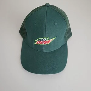 Gorra Mountain Dew verde soda malla correa camionero papá nueva - Imagen 1 de 3