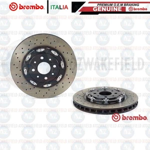 FOR FIAT ABARTH 500 FRONT BREMBO TWO PIECE FLOATING BRAKE DISCS 305mm 51885455 - Picture 1 of 1